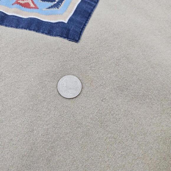 Vintage 80s Aztec Southwestern Bandana Sweatshirt Jerzees Womens Size M - Picture 6 of 15